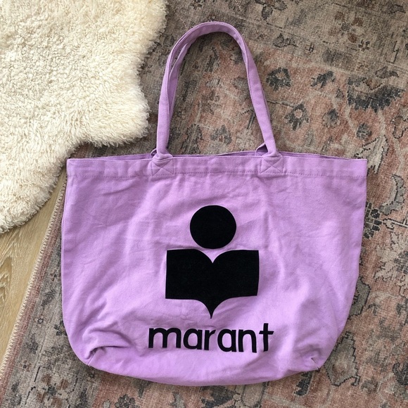 Isabel Marant Large Purple Cavas Shopper Shoulder Tote Bag - Picture 1 of 6